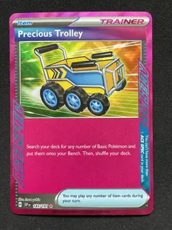 Pokemon Precious Trolley 185/191 SV08: Surging Sparks ACE SPEC Rare LP - Image 1