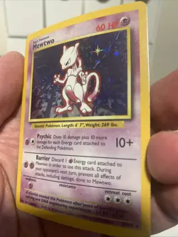 Pokemon TCG Mewtwo Base Set 10/102 Holo 1999-2000 Wizards Base Set Copyright... - Image 2