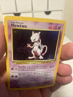 Pokemon TCG Mewtwo Base Set 10/102 Holo 1999-2000 Wizards Base Set Copyright... - Image 4