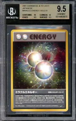 Miracle Energy Pokemon 2001 Holo Neo 4 Destiny Japanese GEM MINT BGS 9.5 - Image 1