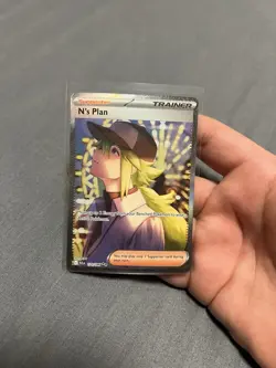 N's Plan SAR 170/086 SV11B Black Bolt English Pokemon TCG 2025 NM Condition - Image 1