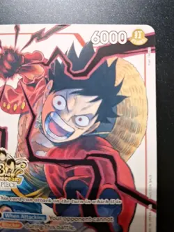 One Piece TCG Monkey D. Luffy 3rd Anniversary Promo Alt Art ST01-012 Alternate - Image 4