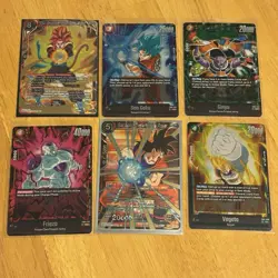 Dragon Ball Z Fusion World SR lot of (6x) cards - no duplicates - Image 1