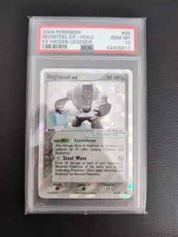 Registeel Ex 99/101 Holographic Pokemon Card Ex Hidden Legends PSA 10 - Image 1