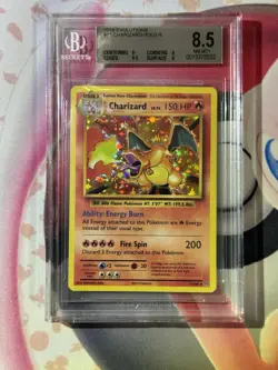 2016 XY Evolutions Charizard Holo 11/108 BGS 8.5 NM-MT+ Pokemon TCG - Image 3