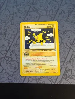 Pokemon: Elekid 22/111 Rare Non-holo Neo Genesis 2000 Vintage - LP+ - J74 - Image 1