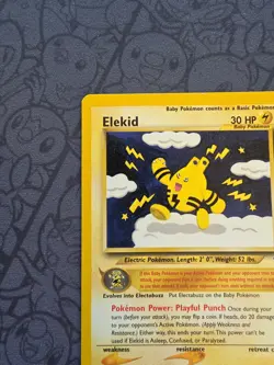 Pokemon: Elekid 22/111 Rare Non-holo Neo Genesis 2000 Vintage - LP+ - J74 - Image 3