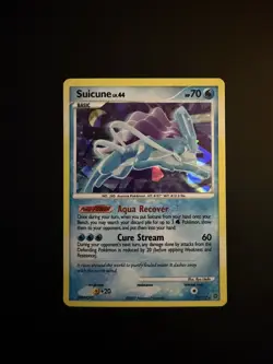 Suicune LV.44 Holo Rare Secret Wonders 19/132 DPBP#295 LP English Pokemon TCG - Image 1