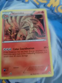 Pokemon TCG Ninetales Legendary Treasures 21/113 Regular Rare - Image 2