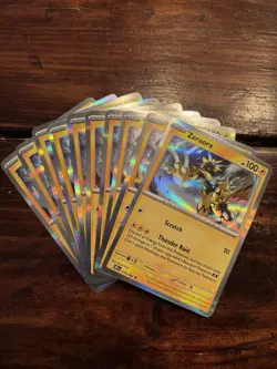 (10) Pokemon TCG Zeraora 078/182 Holo LOT! Destined Rivals - Image 1
