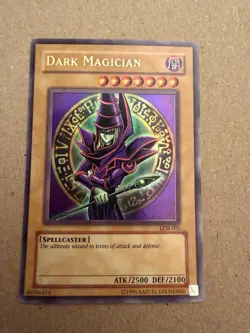 Dark Magician LOB-005 The Legend of Blue Eyes White Dragon Unlimited - Image 1