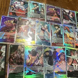 One Piece TCG English 18 Cards SR Lot - Image 3