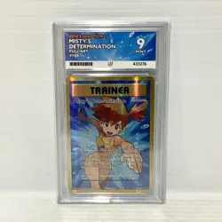 PSA ACE 9 - Misty's Determination 108/108 - XY Evolution - Graded Pokemon Card - Image 1