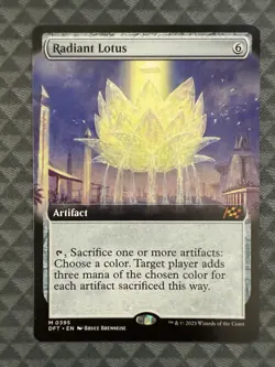 MTG Radiant Lotus #0395 Extended Art Mythic Aetherdrift (DFT) - Image 2
