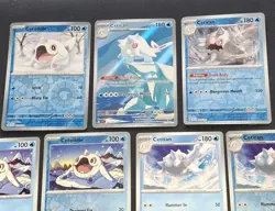 2024 Cetitan #201/191 Illustration Rare + Card Lot Pokemon TCG - Image 3