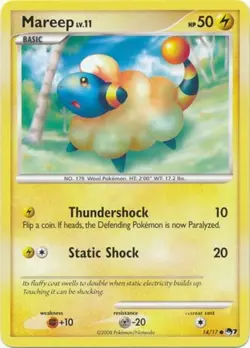 Mareep - 14 - Common - POP Series Promos 7 #14 Pokemon TCG - Image 1