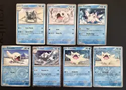 7x Cetoddle Cetitan Pokemon Card Lot With Holos Cute Winter Pokemon Cards - Image 1