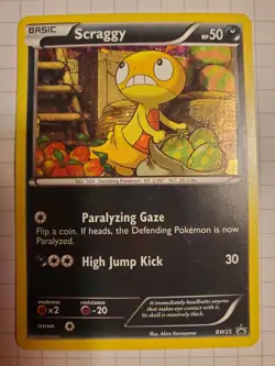 2011 Pokemon TCG Scraggy (Cosmos Holo) BW25 - Excellent - Black & White Promos - Image 1