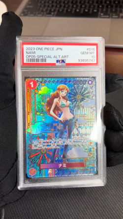 Nami OP01-016 PSA 10 SP Japanese One Piece Awakening of the New Era TCG CCG - Image 2