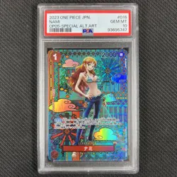 Nami OP01-016 PSA 10 SP Japanese One Piece Awakening of the New Era TCG CCG - Image 4