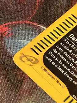 POKEMON DARKNESS ENERGY 158/165 RARE REVERSE HOLOFOIL EXPEDITIONS MP CARD - Image 2