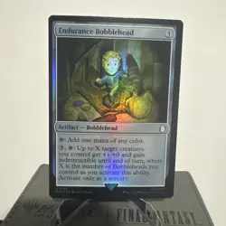 Endurance Bobblehead MGT Fallout Magic the Gathering Card 132 Foil - Image 1