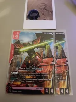 Gundam Virsago GD02-037 English LR Dual Impact Gundam Card Game NM - Image 3