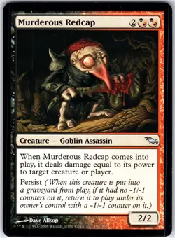 Murderous Redcap 192 U Shadowmoor Magic the Gathering MTG LP - Image 1