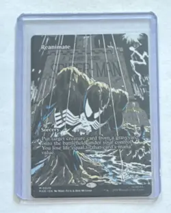 WOTC MtG Reanimate Marvel Spider-Man Sorcery Black Regular English 2023 #M0020 . - Image 1