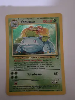 Pokemon VENUSAUR Holo Rare - Base Set 2 - 18/130 - Vintage 2000 - Great Cond - Image 1