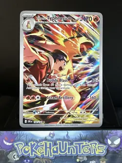 Pokemon Card Ethan's Typhlosion 190/182 Destined Rivals Holo Full Art Near Mint - Image 1