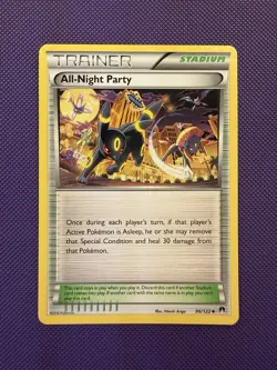 Pokemon TCG All-Night Party 96/122 XY Breakpoint NM Condition - Image 1