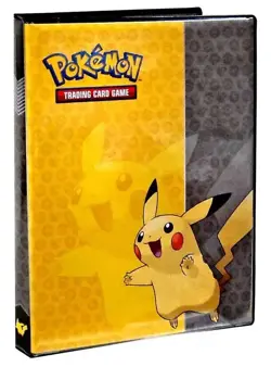 Pokemon TCG 3-Ring Binder Yellow & Black Featuring Pikachu from Pokemon TV Show - Image 1