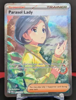 Pokemon Parasol Lady #255/182 English Paradox Rift Special Illustration Rare - Image 1