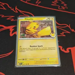 Pikachu Pokemon Day 2026 Promo Card 051/162 Mint - Double Swirl! - Image 2