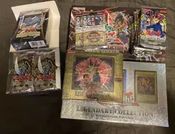 yugioh lot sealed booster box, packs, special edition box - Image 1