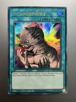 Yugioh - Metamorphosis Ultra Rare MP25-EN299, Near Mint, 1st Edition, Pack Fresh - Image 1