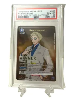 Union Arena UEPR TCG Kento Nanami Winner Promo PSA 10 GEM MINT - Image 1