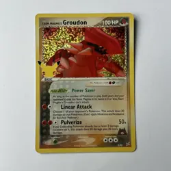 Team Magma’s Groudon 9/95 Celebrations Pokemon TCG Card - Image 1