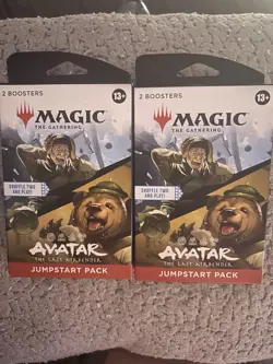 Magic: The Gathering Avatar The Last Airbender Jumpstart 2 Booster Packs x2 - Image 1