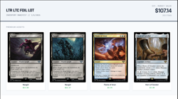 Magic The Gathering Lord of the Rings LTR LTC FOIL 263 Card Lot - Image 1