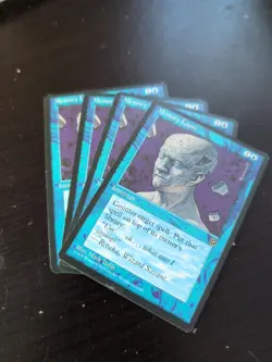 4x Memory Lapse (No Hair) NM, English Homelands MTG Magic - Image 1