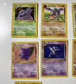 Lotto Set fossil Pokemon 38/62 Semi Completo 1 Edizione 1 Edition Card Carte - Image 2