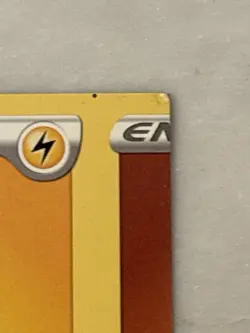 Pokemon Lightning Energy Miscut Error Card Off Center 2020 Factory Error NM/LP - Image 3
