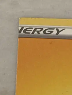 Pokemon Lightning Energy Miscut Error Card Off Center 2020 Factory Error NM/LP - Image 4