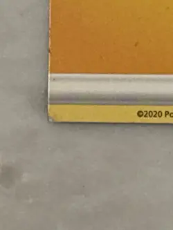 Pokemon Lightning Energy Miscut Error Card Off Center 2020 Factory Error NM/LP - Image 5