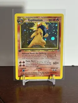 Pokemon Typhlosion TCG 1st Edition Neo Genesis Holo Rare 17/111 (holo Scratches) - Image 1