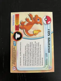 1999 Topps Chrome T.V. Glutexo Foil deutsch #05 Pokemon - Image 2
