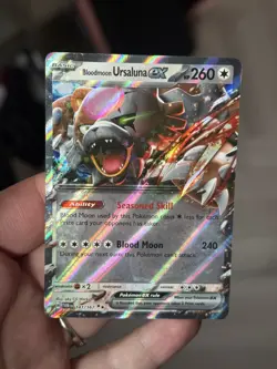 Pokemon TCG - Bloodmoon Ursaluna ex - Twilight Masquerade Holo - Image 1