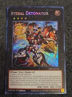 Yugioh! Ryzeal Detonator - MP25-EN121 - Prismatic Secret Rare - 1st Edition Near - Image 1